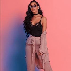 Missguided x carli bybel 2 pc set